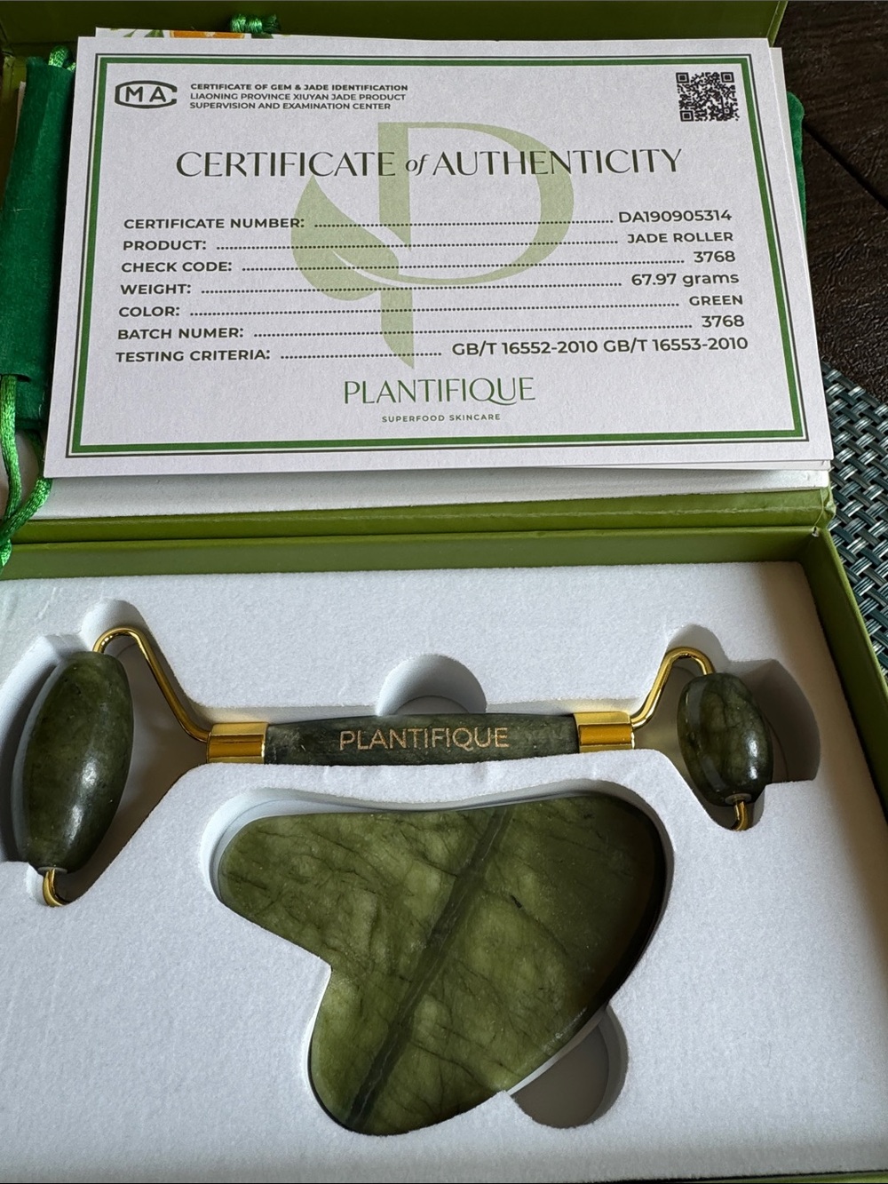 JADE Massage Set - Green